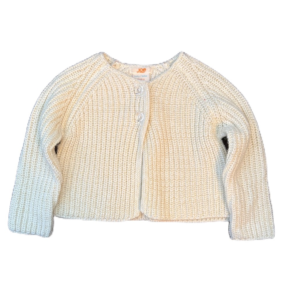Joe Fresh Kids Cream Knit Sweater - 12-18 months